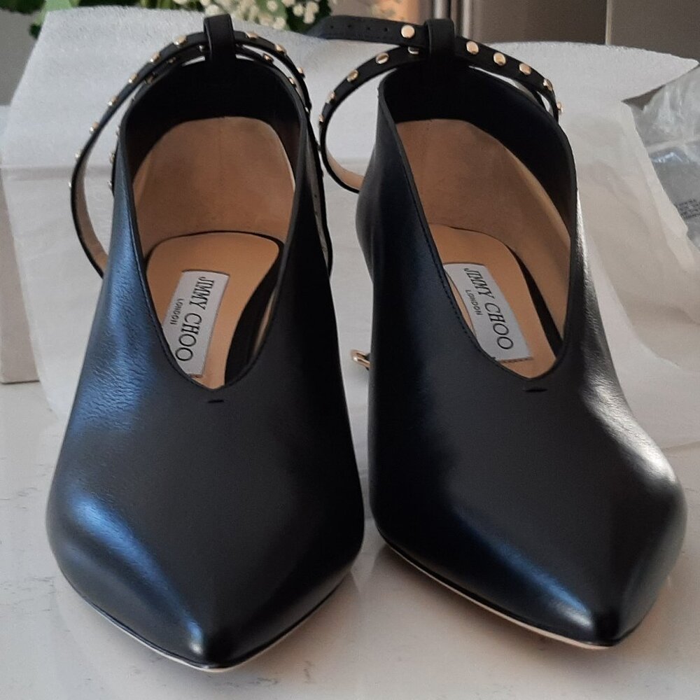 Jimmy Choo Black Lark Heels